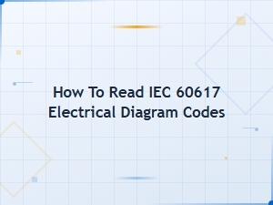 How to Read Iec 60617 Electrical Diagram Codes